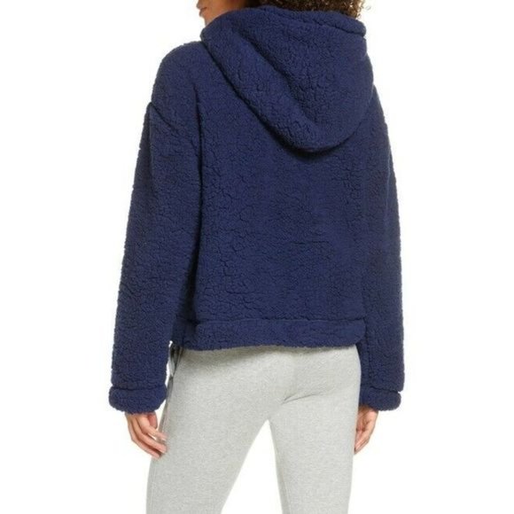 Zella Cassie Faux Shearling Sherpa Hoodie Cozy - Picture 5 of 8